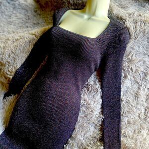 Express Sparkle Sweater Cocktail Party Special Occasion Dress XS